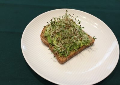 Avocado Toast with Hemp Seeds & Sprouts